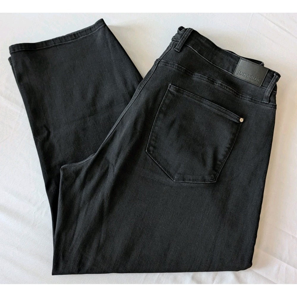 Judy Blue Marlow Arc Leg Black Denim Jeans Women's 20W EUC